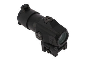 The Sig Sauer Juliet 4 red dot magnifier features a quick release mount